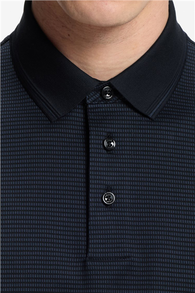 Boss H Parlay 242 Erkek Polo Yaka T-Shirt Mavi
