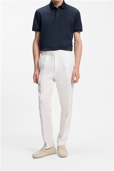 Boss H Parlay 242 Erkek Polo Yaka T-Shirt Mavi