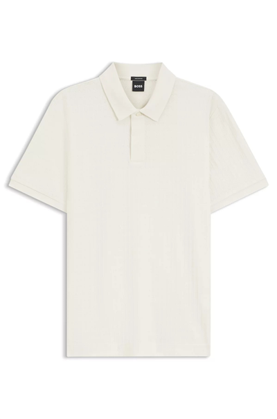 BOSS H Parlay 321 Erkek Polo Yaka T-Shirt Beyaz
