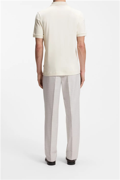 BOSS H Parlay 49 Erkek Polo Yaka T-Shirt Beyaz
