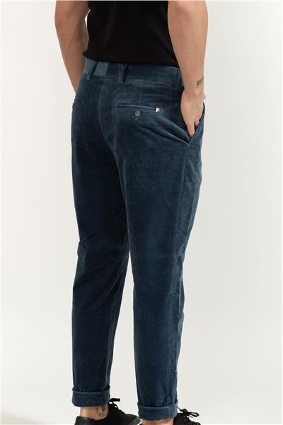 Boss H Perin Pleat 224 Erkek Chino Pantolon Mavi