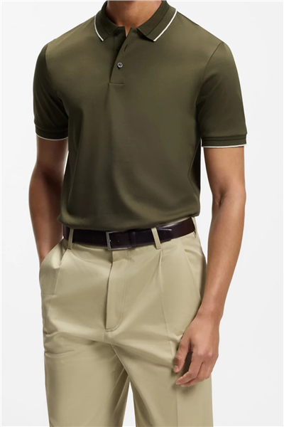 BOSS H Phillipson 195 Erkek Polo Yaka T-Shirt Yeşil