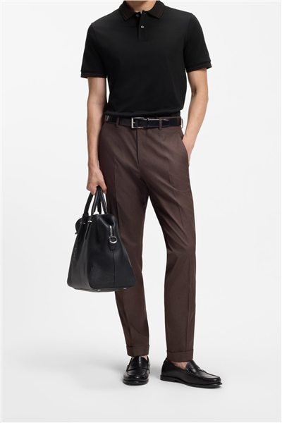 Boss H Phillipson 238 Erkek Polo Yaka T-Shirt Siyah
