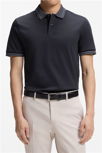 Boss H Phillipson 238 Erkek Polo Yaka T-Shirt Mavi