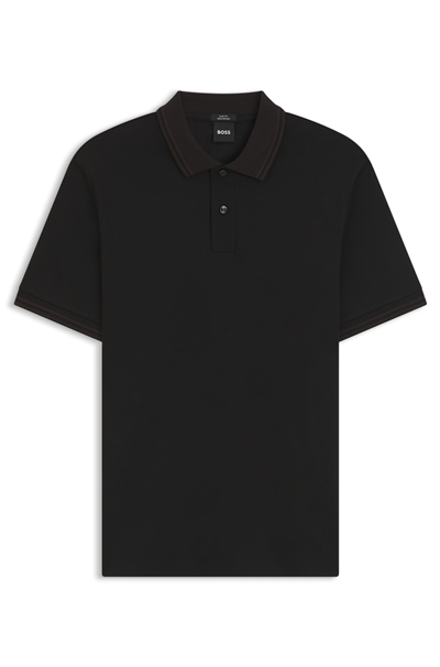 Boss H Phillipson 238 Erkek Polo Yaka T-Shirt Siyah