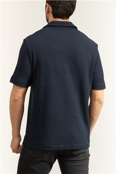 Boss H Ponti 12 Erkek Polo Yaka T-Shirt Mavi