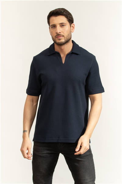 Boss H Ponti 12 Erkek Polo Yaka T-Shirt Mavi