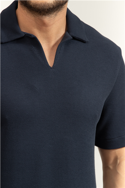 Boss H Ponti 12 Erkek Polo Yaka T-Shirt Mavi