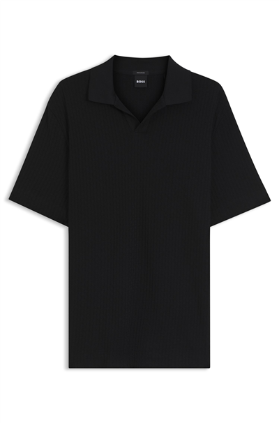 Boss H Pye 251 Erkek Polo Yaka T-Shirt Siyah