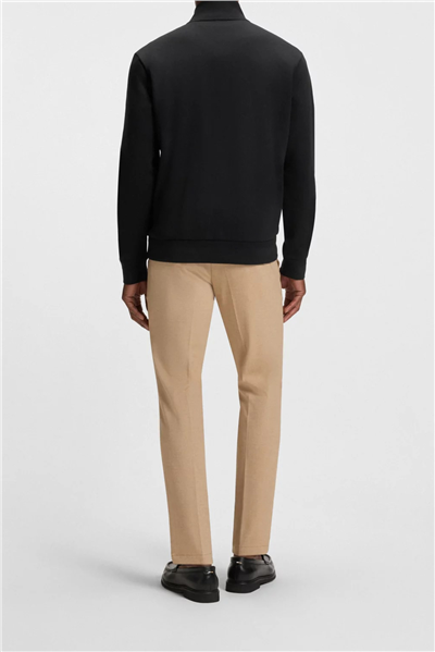 BOSS H Shepherd 100 Erkek Fermuarlı Sweatshirt Siyah
