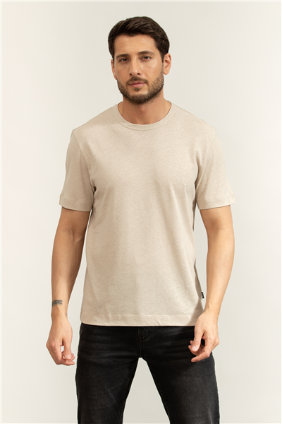 Boss H Taut 235 Erkek Bisiklet Yaka T-Shirt