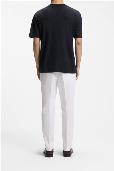 Boss H Taut 235 Erkek Bisiklet Yaka T-Shirt Mavi