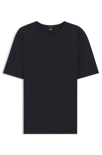 Boss H Taut 235 Erkek Bisiklet Yaka T-Shirt Mavi