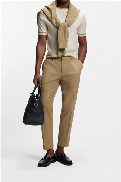 BOSS H Tessler 202 Erkek Bisiklet Yaka T-Shirt