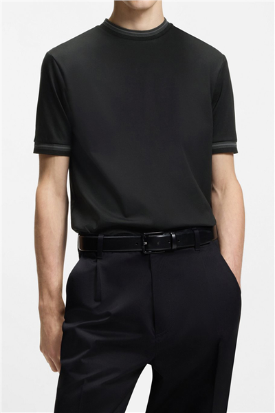 BOSS H Tessler 202 Erkek Bisiklet Yaka T-Shirt