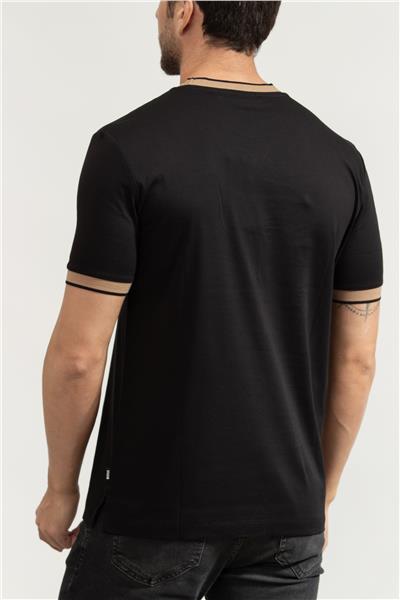 BOSS H-Tessler Erkek Bisiklet Yaka T-Shirt