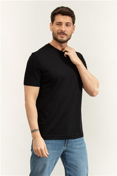 BOSS H Thompson 205 Erkek Bisiklet Yaka T-Shirt