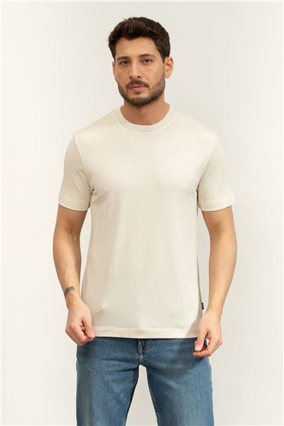 BOSS H Thompson 205 Erkek Bisiklet Yaka T-Shirt