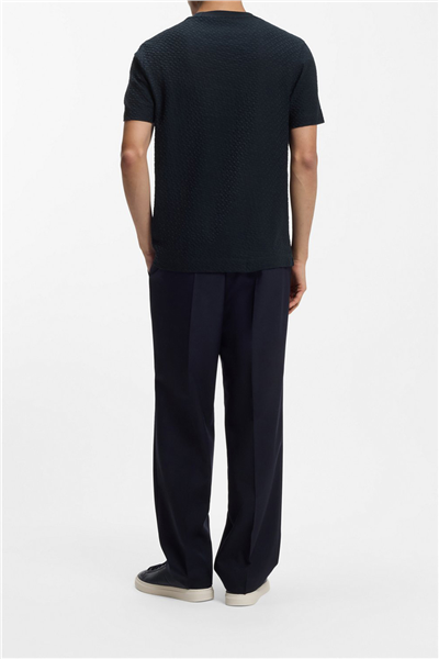 BOSS H Thompson 228 Erkek Bisiklet Yaka T-Shirt