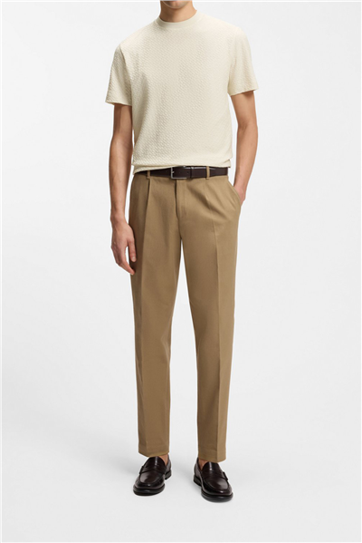 BOSS H Thompson 228 Erkek Bisiklet Yaka T-Shirt