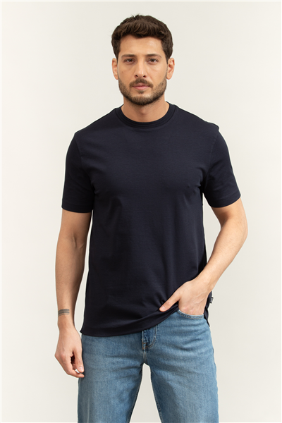 BOSS H Thompson 247 Erkek Bisiklet Yaka T-Shirt