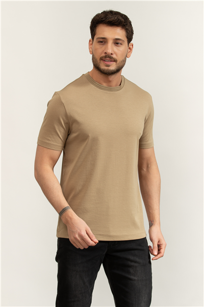 BOSS H Thompson 247 Erkek Bisiklet Yaka T-Shirt