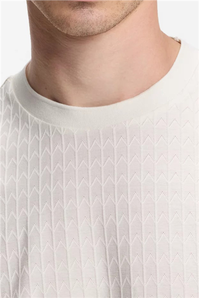 BOSS H Thompson 321 Erkek Bisiklet Yaka T-Shirt Beyaz