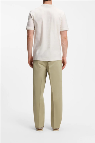BOSS H Thompson 321 Erkek Bisiklet Yaka T-Shirt Beyaz