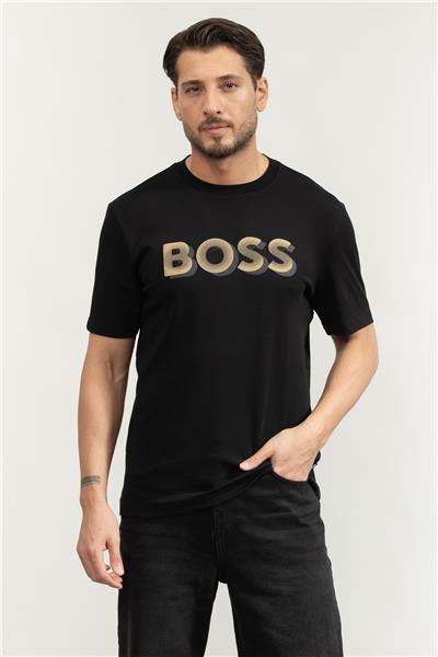 Boss H-Thompson 656 Erkek Bisiklet Yaka T-Shirt