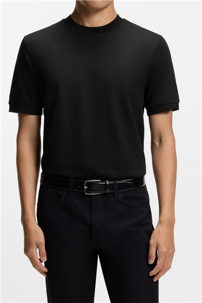 BOSS H Thompson 70 Erkek Bisiklet Yaka T-Shirt