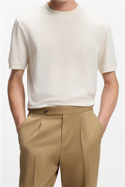 BOSS H Thompson 70 Erkek Bisiklet Yaka T-Shirt