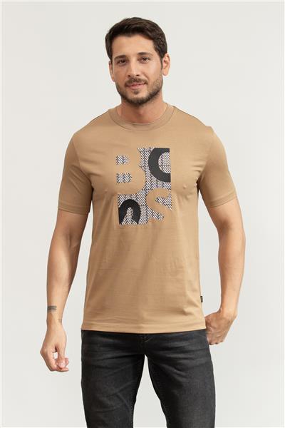 BOSS H-Thompson Erkek Bisiklet Yaka T-Shirt