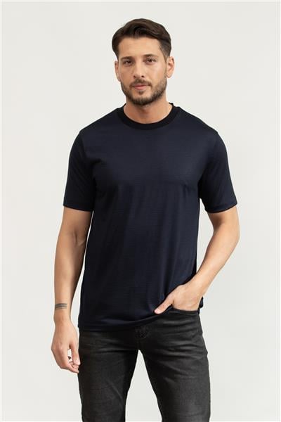 BOSS H-Thompson Erkek Bisiklet Yaka T-Shirt