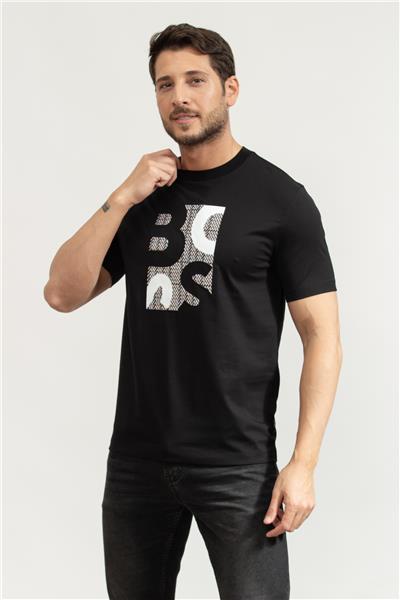 BOSS H-Thompson Erkek Bisiklet Yaka T-Shirt