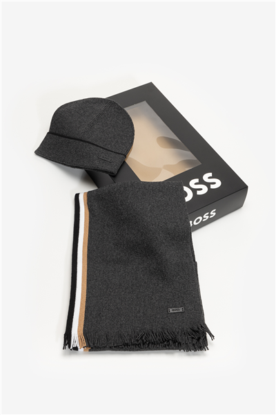 Boss Henzo SET Erkek Atkı+Bere