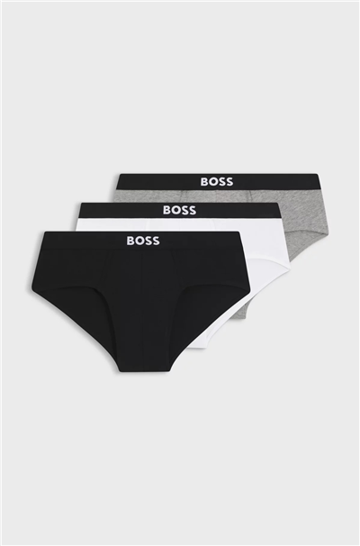 BOSS Hipbr 3P Boss One Erkek 3lü Boxer Çok Renkli