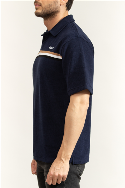Boss Iconic Polo Shirt Erkek Şort Mayo Lacivert