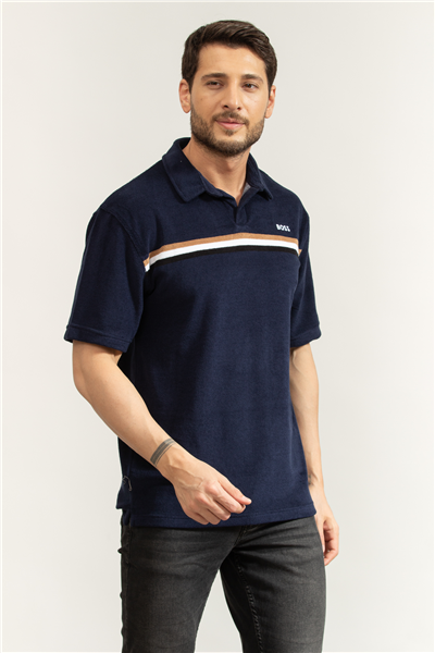 Boss Iconic Polo Shirt Erkek Şort Mayo Lacivert