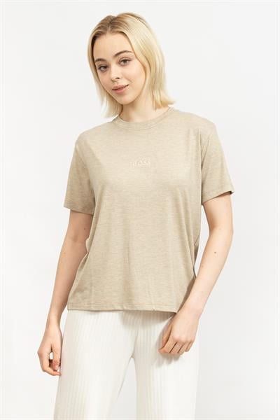 Boss Kadın Bisiklet Yaka T-Shirt