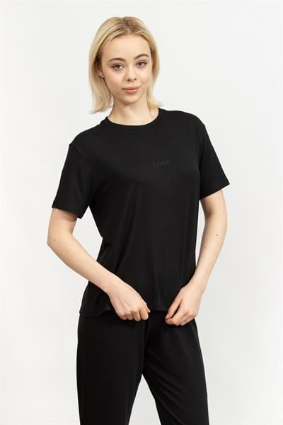 Boss Kadın Bisiklet Yaka T-Shirt