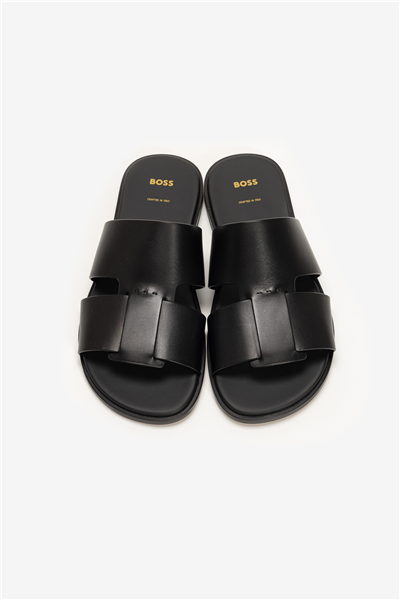 Boss Kael Slide Bure Erkek Terlik Siyah