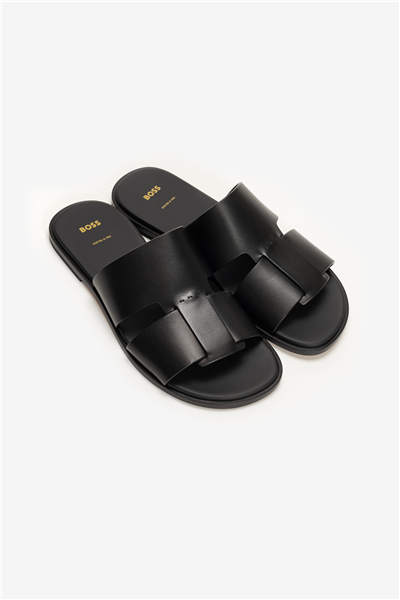 Boss Kael Slide Bure Erkek Terlik Siyah