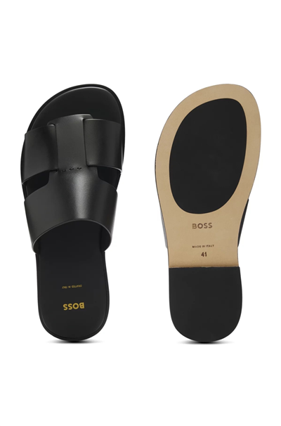 Boss Kael Slide Bure Erkek Terlik Siyah
