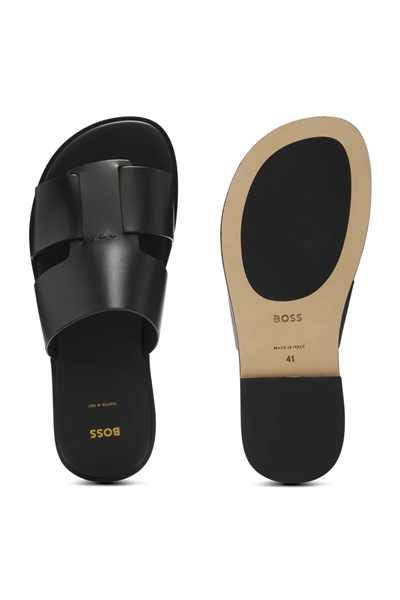 Boss Kael Slide Bure Erkek Terlik Siyah