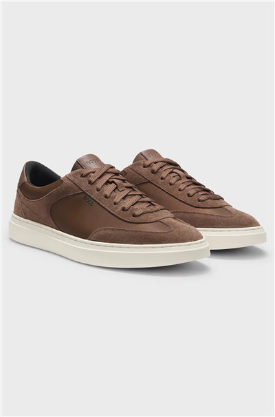 BOSS Kieran Tenn Sdnyn Erkek Sneaker Kahverengi