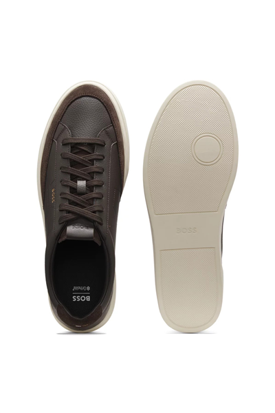 BOSS Kieran Tenn Sdtbal Erkek Sneaker Kahverengi