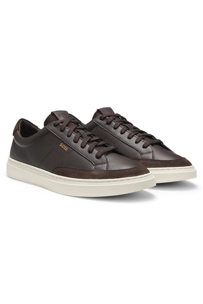 BOSS Kieran Tenn Sdtbal Erkek Sneaker Kahverengi