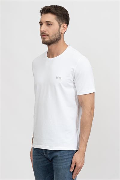 Boss Mix&Match Erkek Tekli T-Shirt Beyaz