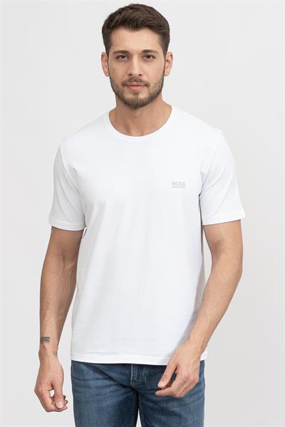 Boss Mix&Match Erkek Tekli T-Shirt Beyaz