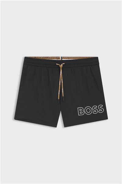 Boss Mooneye Erkek Şort Mayo Siyah